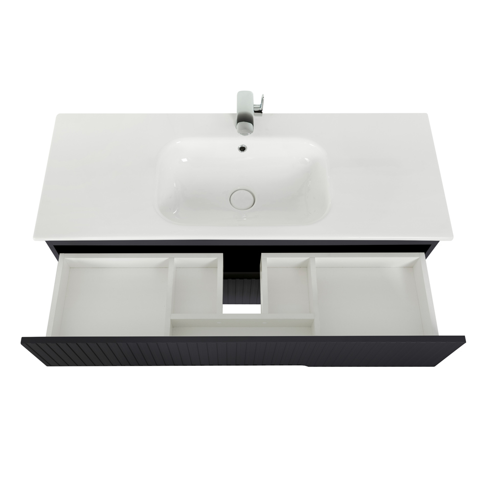 Приобрести cezares тумба подвесная с раковиной duet 120 см grafito, графит duet-1200-2c-so-gr-p