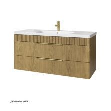 Caprigo Тумба с раковиной MONBAR -Albero 120 см, дюна, шпон