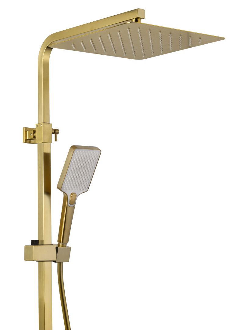 Приобрести душевая система wonzon & woghand cube, брашированное золото (ww-88739016-bg)