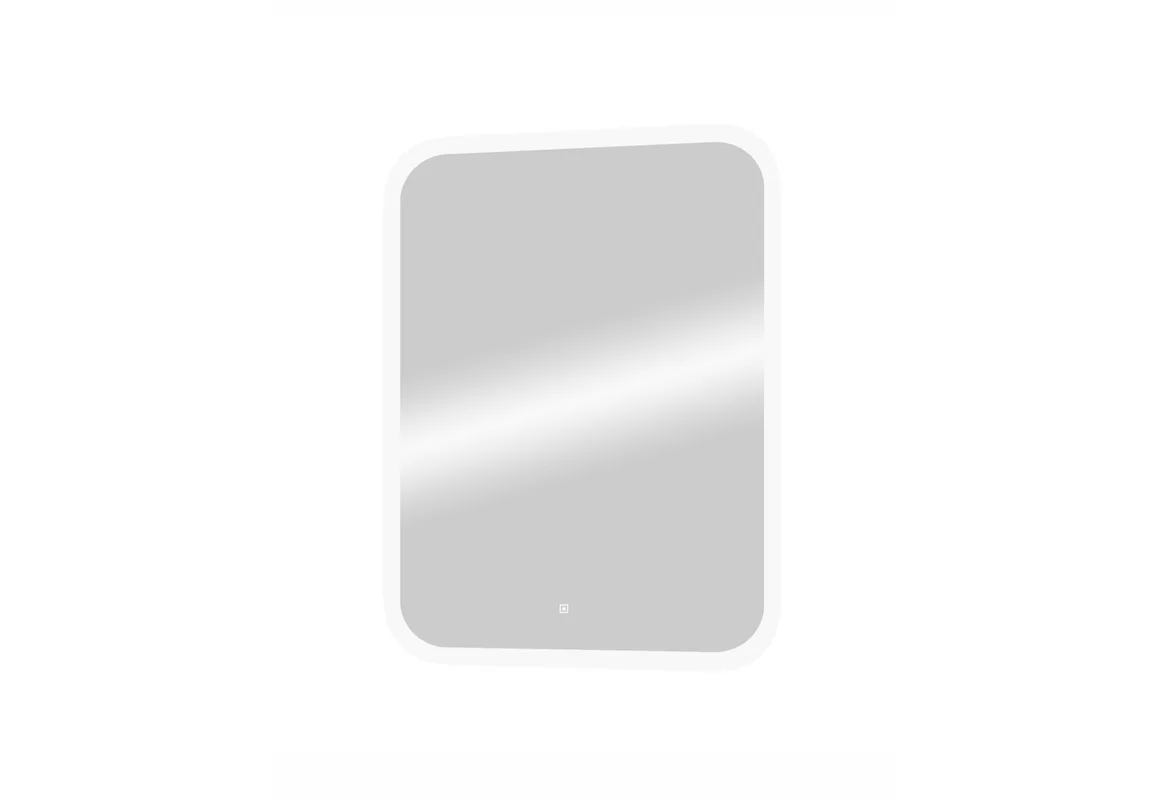 Приобрести continent зеркало с подсветкой glamour70х90 см, белое