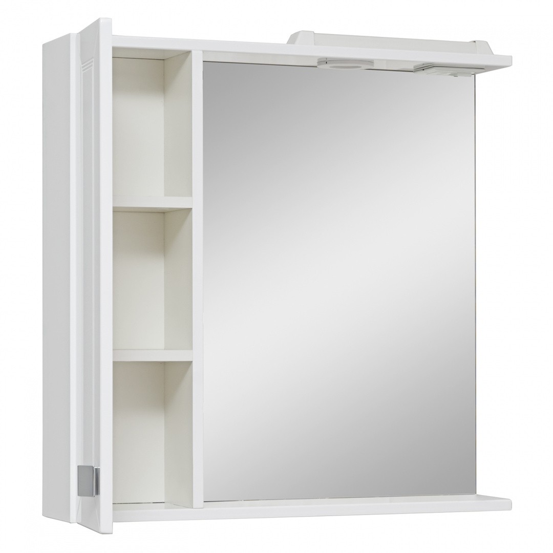 Приобрести зеркальный шкаф ostin 70см. левый