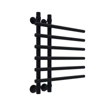 Veconi Полотенцесушитель водяной Tufo 50х60 см, черный T601050B