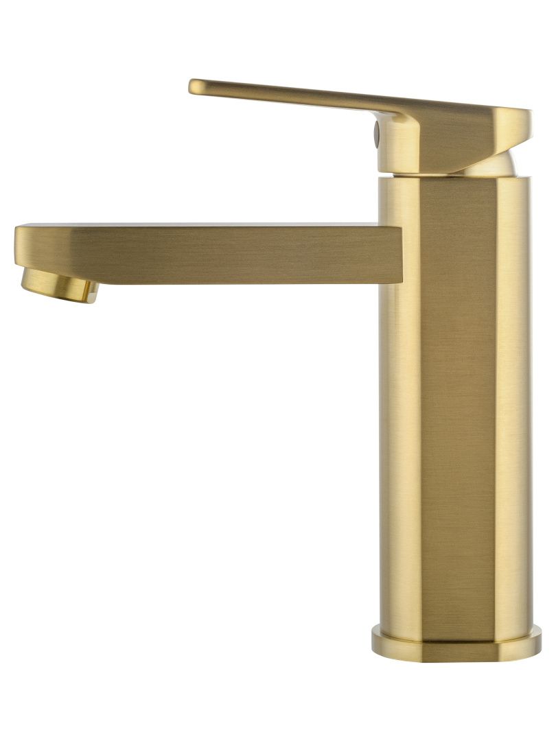 Приобрести смеситель для раковины wonzon & woghand frame, брашированное золото (ww-88139010-bg)