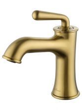 Смеситель для раковины WONZON & WOGHAND STEAM, Брашированное золото (WW-88139008-BG)