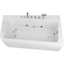 Grossman Гидромассажная ванна 170х95 см, белая GR-17095-1R