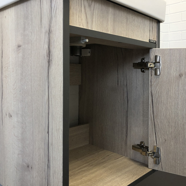 Приобрести сomforty тумба с раковиной "вена-45" дуб дымчатый