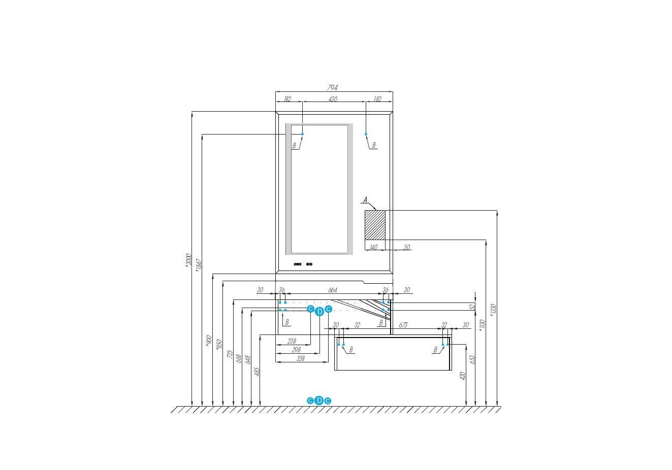 Приобрести комод акватон сакура 60 см, светлое дерево 1a220403skw80