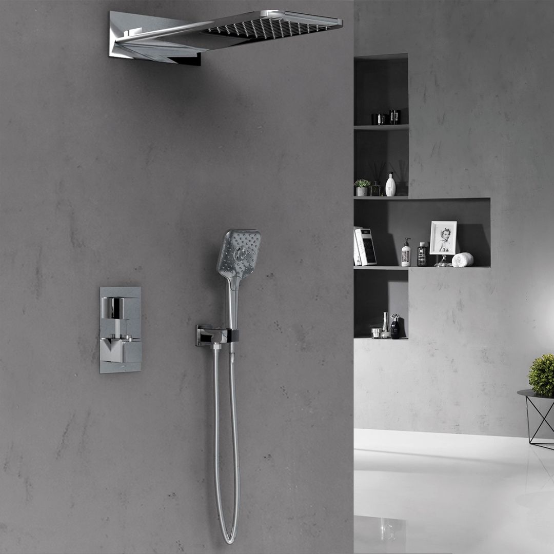 Приобрести vincea встраиваемая душевая система с термостатом, хром vsfw-103tch