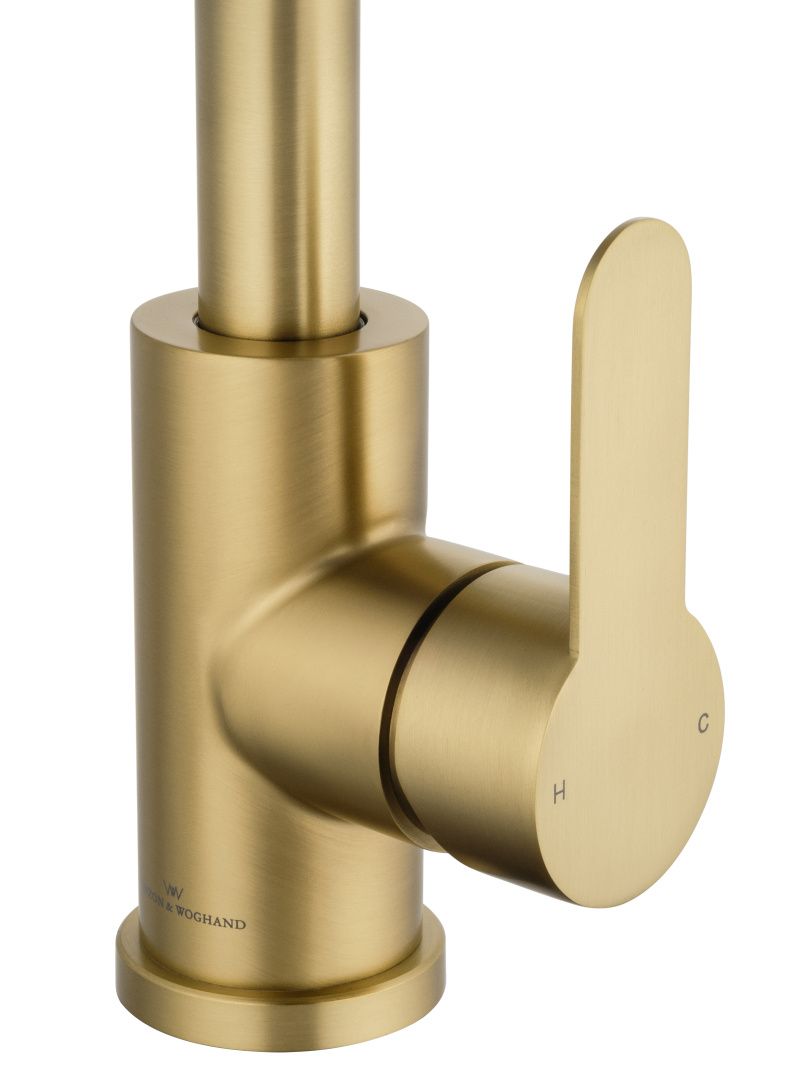 Приобрести смеситель для кухни wonzon & woghand, брашированное золото (ww-ae4554-bg)