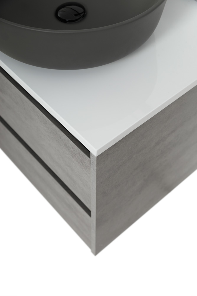 Приобрести belbagno тумба со столешницей kraft 120 см, подвеснаяcemento grigio