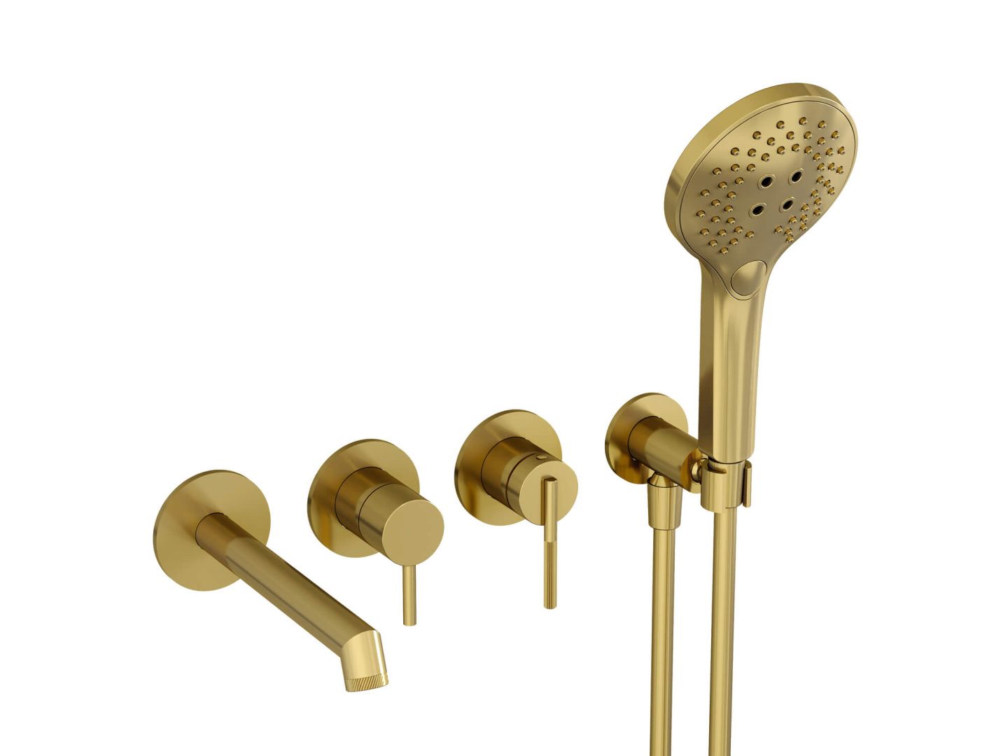 Приобрести hayzburg встраиваемый смеситель для ванны и душа, золото hb-4004-2go