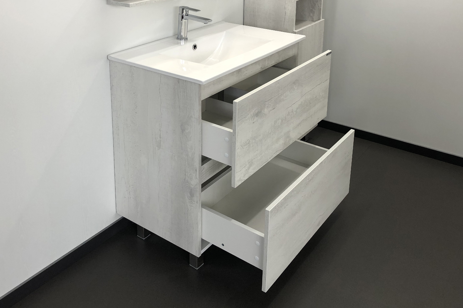 Приобрести сomforty тумба с раковиной "верона-75", дуб белый