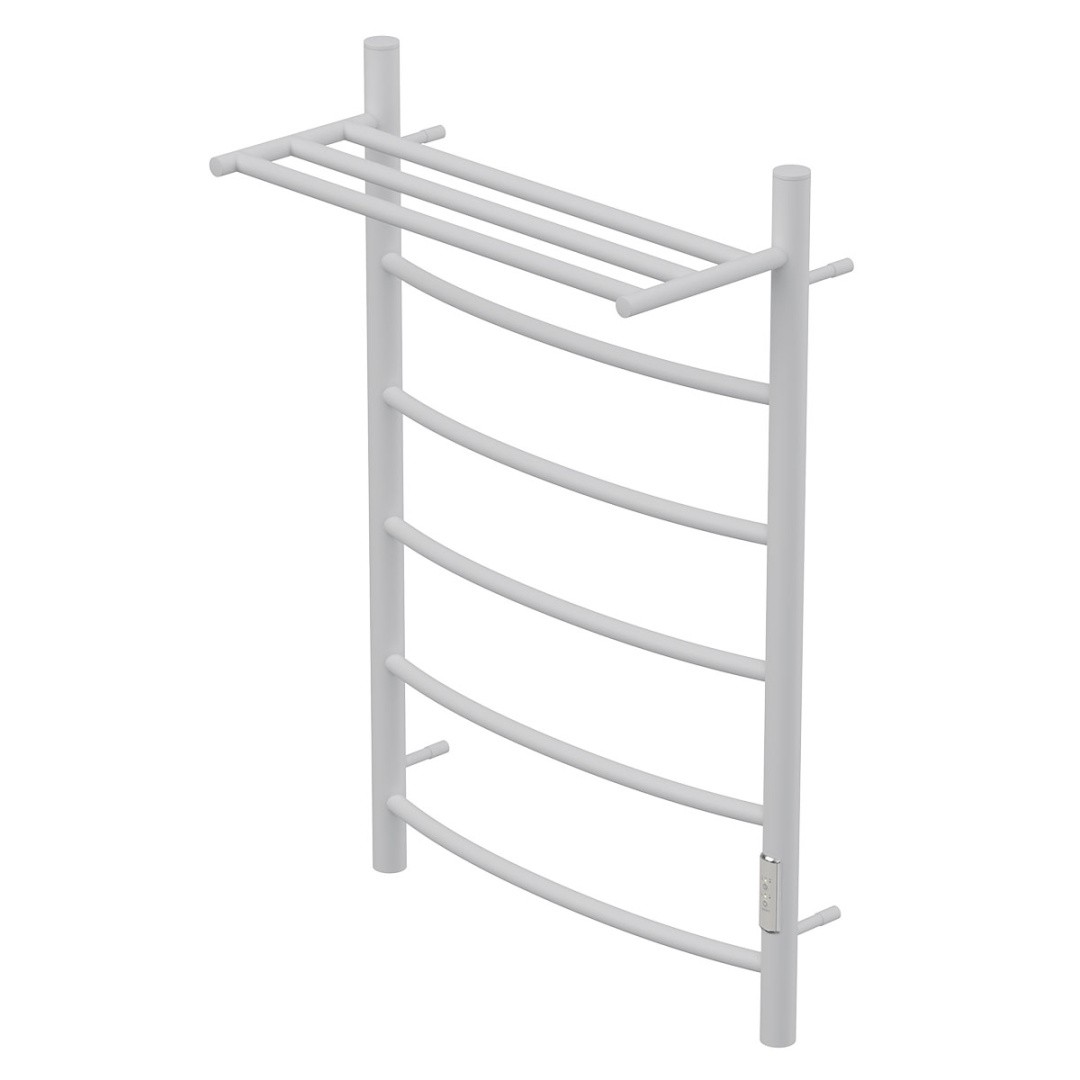 Приобрести полотенцесушитель электрический point 500х800 афина с полкой п5, белый pn04858pw