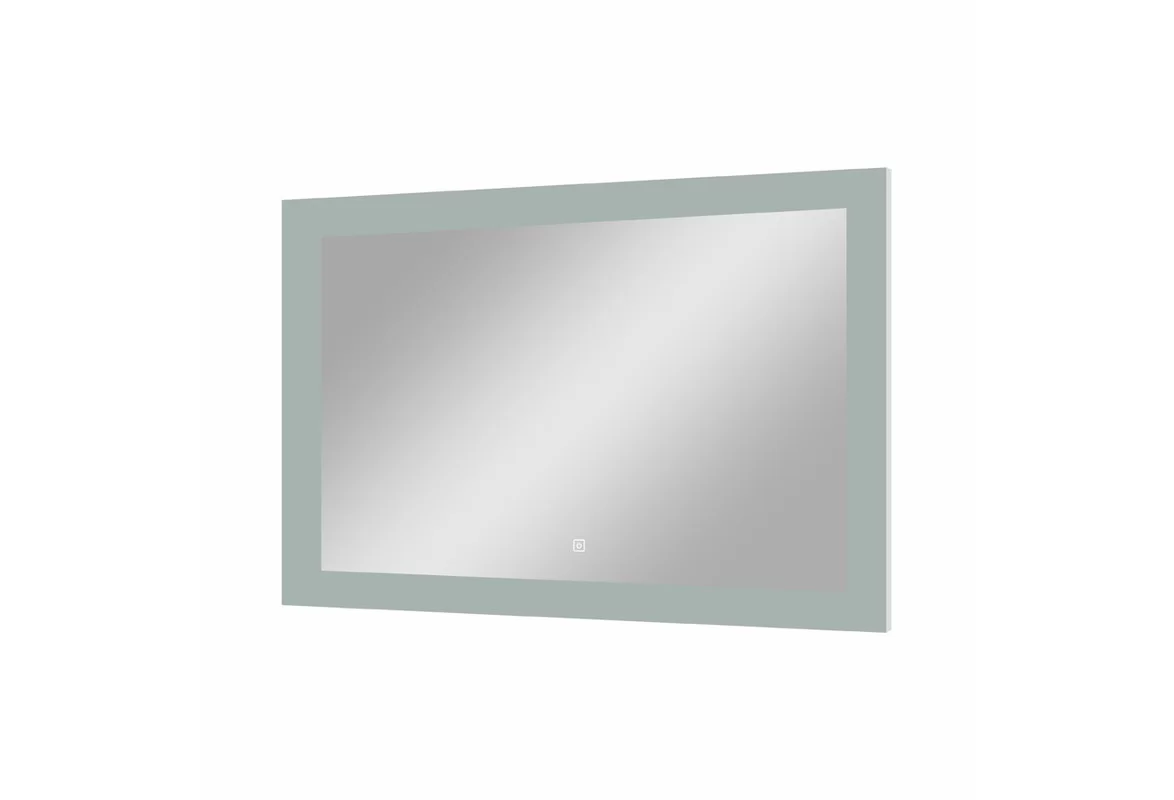 Приобрести continent зеркало с подсветкой relax 80х60 см, белое