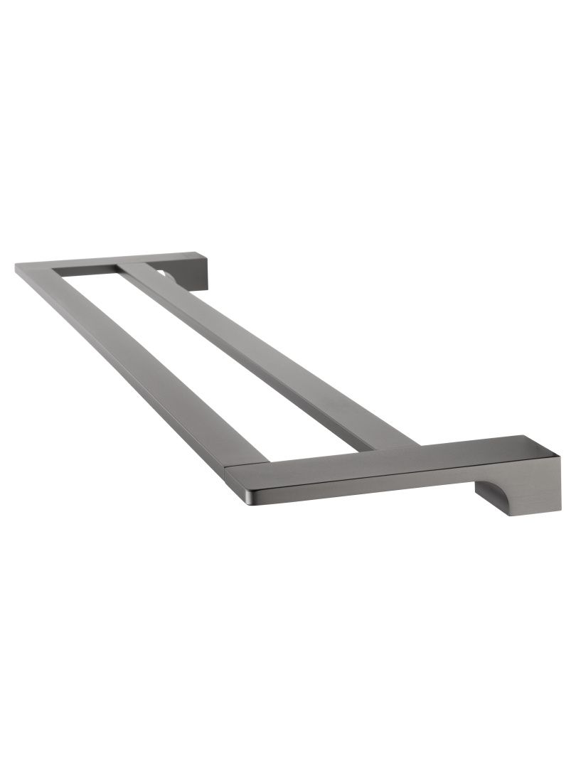 Приобрести полотенцедержатель двойной wonzon & woghand eclipse, темный графит (ww-9111-gm)