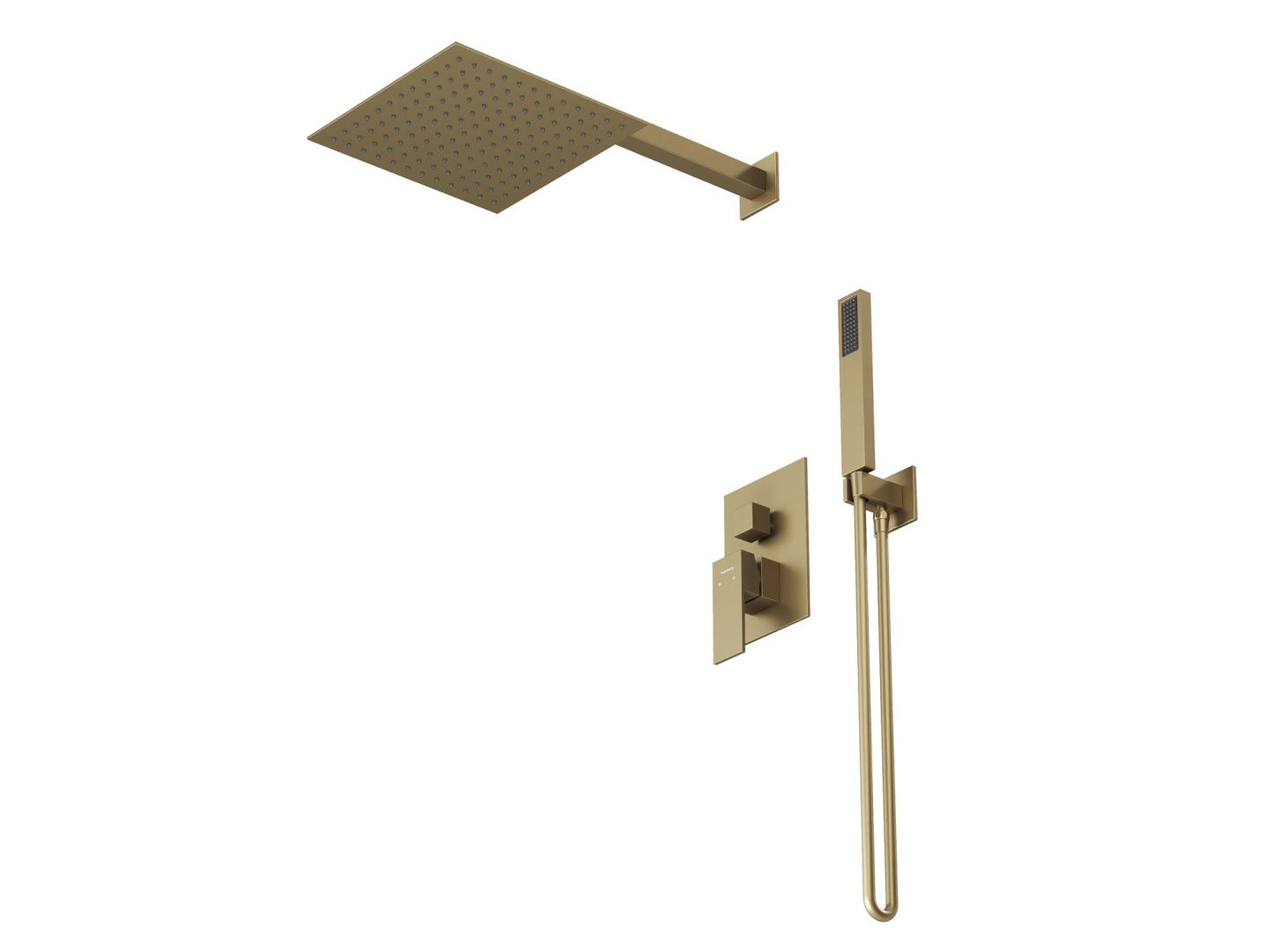 Приобрести hayzburg встраиваемая душевая система, матовое золото hb-1002bg
