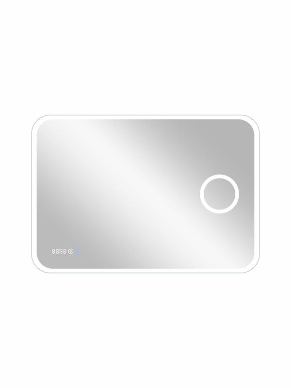 Приобрести continent зеркало с подсветкой bliss 90х70 см, сенсорный включатель, белое
