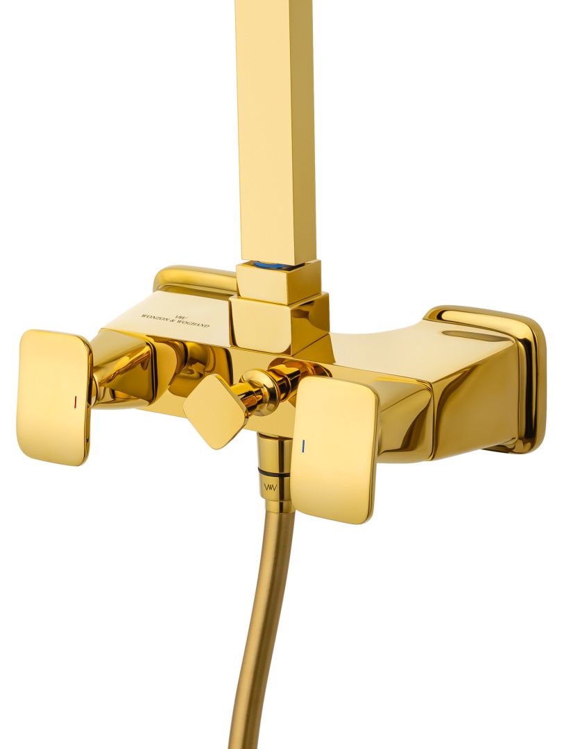 Приобрести душевая система wonzon & woghand shakespeare, темное золото (ww-654602-dg)