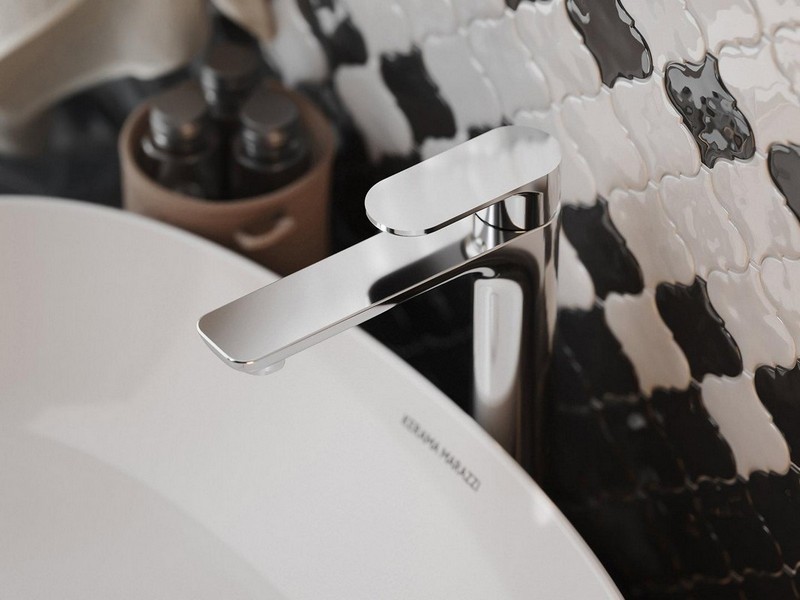 Приобрести kerama marazzi смеситель для раковины piano высокий, хром 69315km.21.018