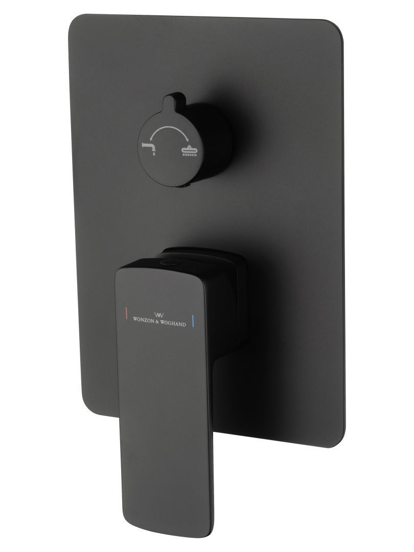 Приобрести душевая система встраиваемая wonzon & woghand edge, черный матовый (ww-88939003-mb)