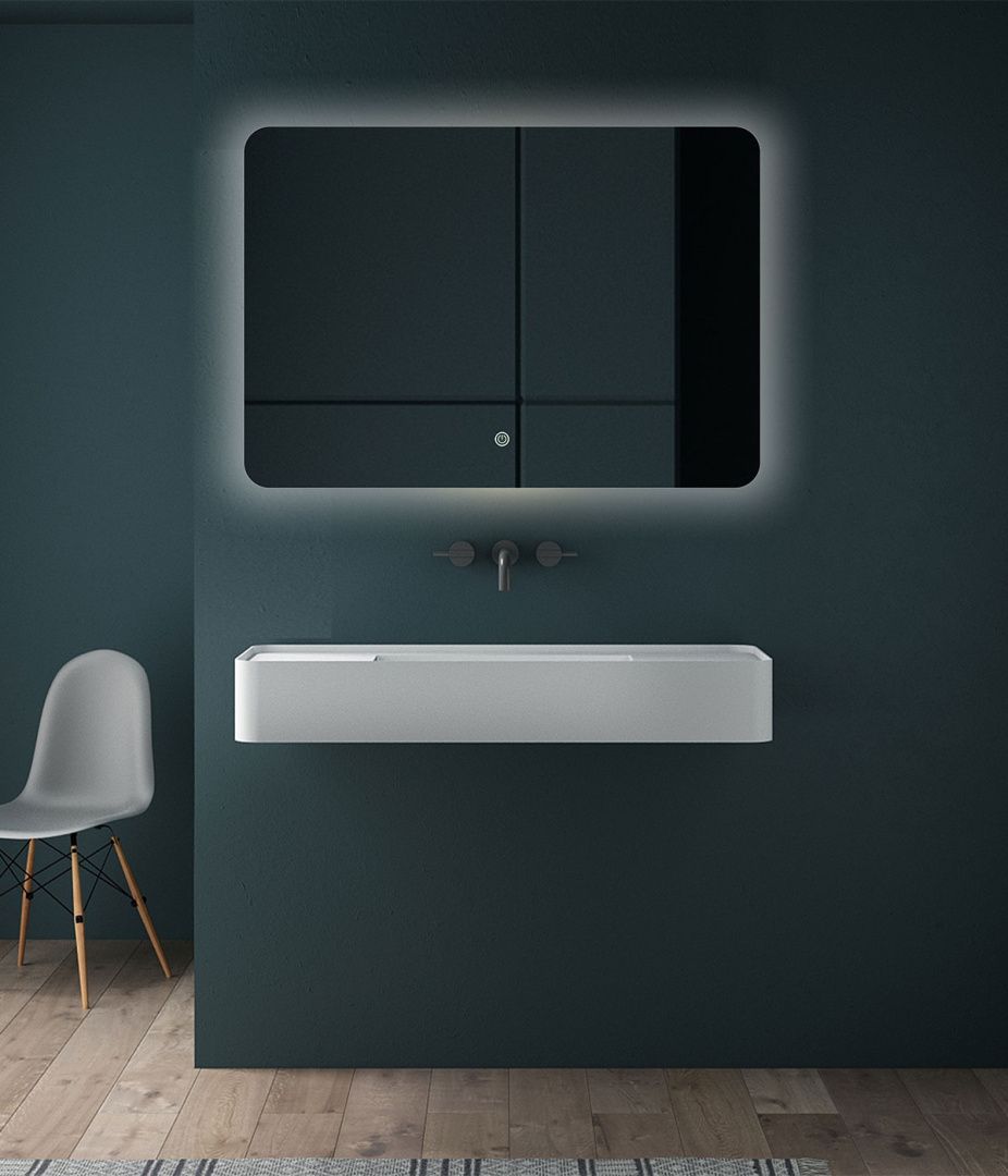 Приобрести vincea зеркало 80х60 см, с led подсветкой, сенсор, диммер vlm-3be800