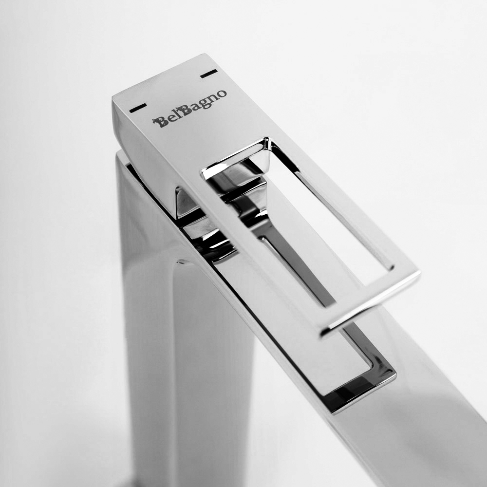 Приобрести belbagno смеситель для раковины luce, высокий, хром luc-lmc-crm