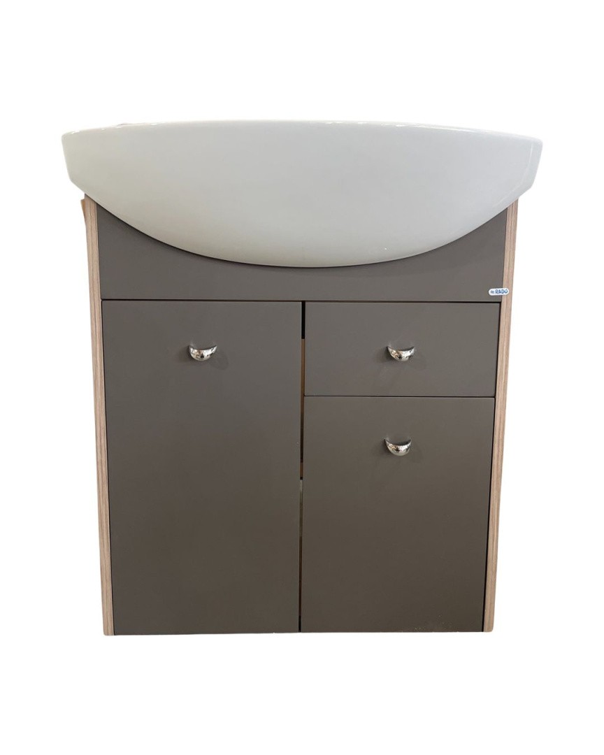 Приобрести rado тумба напольная с раковиной соут 65 дерево/графит