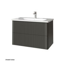 Caprigo Тумба с раковиной MODO Prima 80 см, графит 35412 5