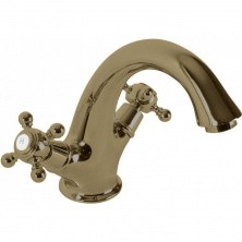 CEZARES Смеситель для раковины GOLF с донным клапаном, бронза GOLF-LS1-02