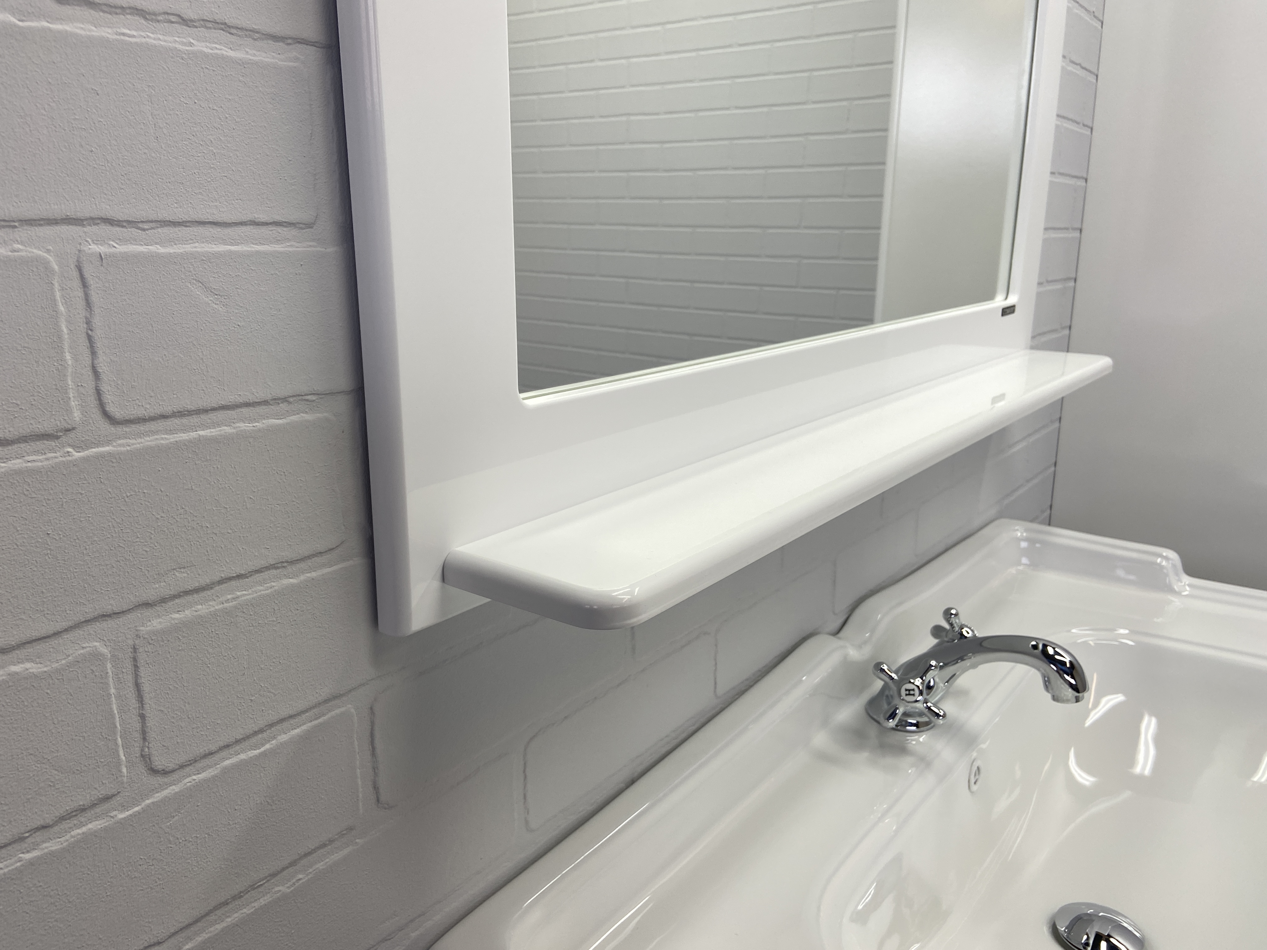 Приобрести сomforty зеркало "монако-100" белое глянцевое