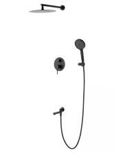 Душевая система встраиваемая WONZON & WOGHAND STICK, Темный графит (WW-88939017-BGM)