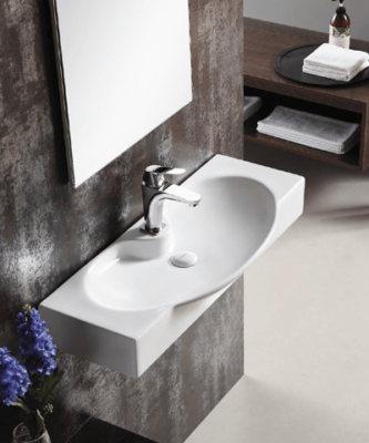 Приобрести раковина подвесная ceramalux 80 см str4282b