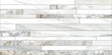 Плитка настенная Alma Ceramica Mercury 249x500 рельефная, серая TWU09MRC017