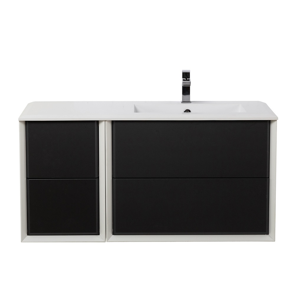 Приобрести cezares тумба подвесная с раковиной bellagio 106 см grafite, правосторонняя, графит 54715