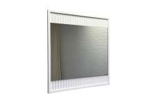 Сomforty Зеркало Марсель-75 с подсветкой, белое матовое