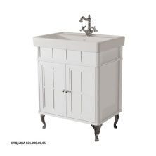 Caprigo Тумба с раковиной BORGO 70 см, белая, эмаль