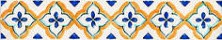 Бордюр настенный Kerama Marazzi Капри Майолика 350 Б20х3,6