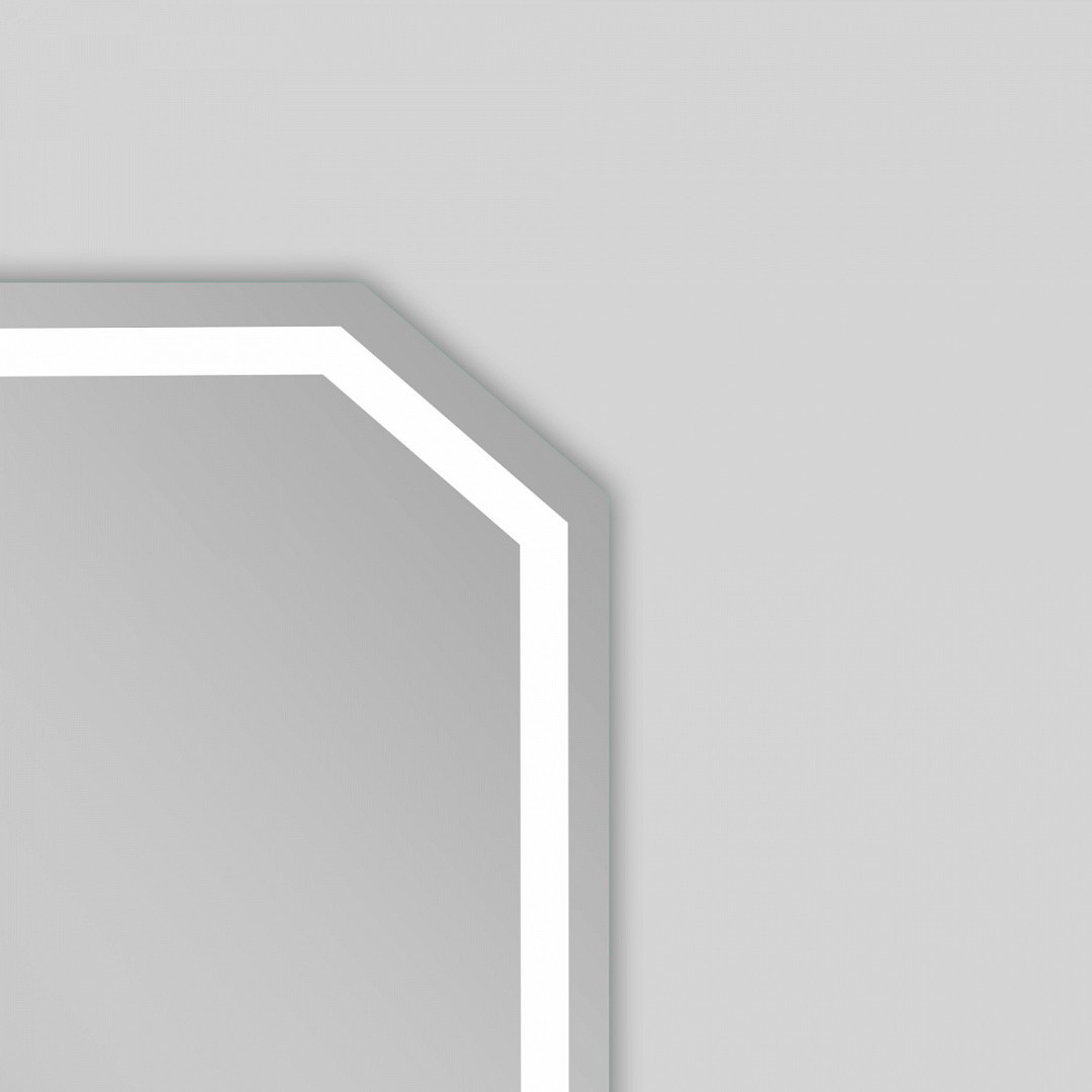 Приобрести azario зеркало 100х60 см, белый, сенсорный выключатель, диммер, az-z-097cs