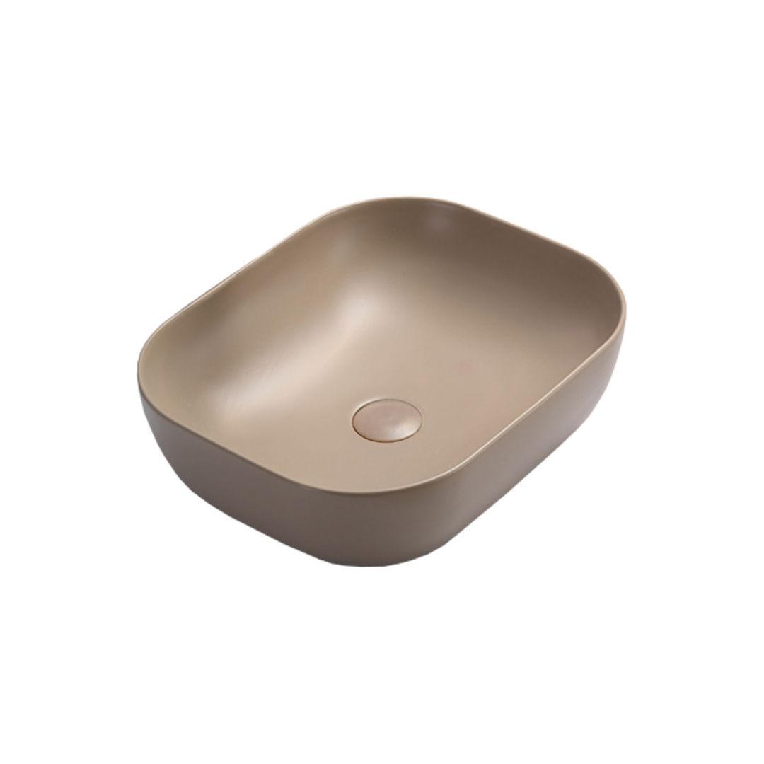 Приобрести vincea раковина накладная 50х40 см, капучино матовая vbs-101ma