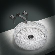 Vincea Раковина накладная 40х40 см, прозрачная VBS-5GL01