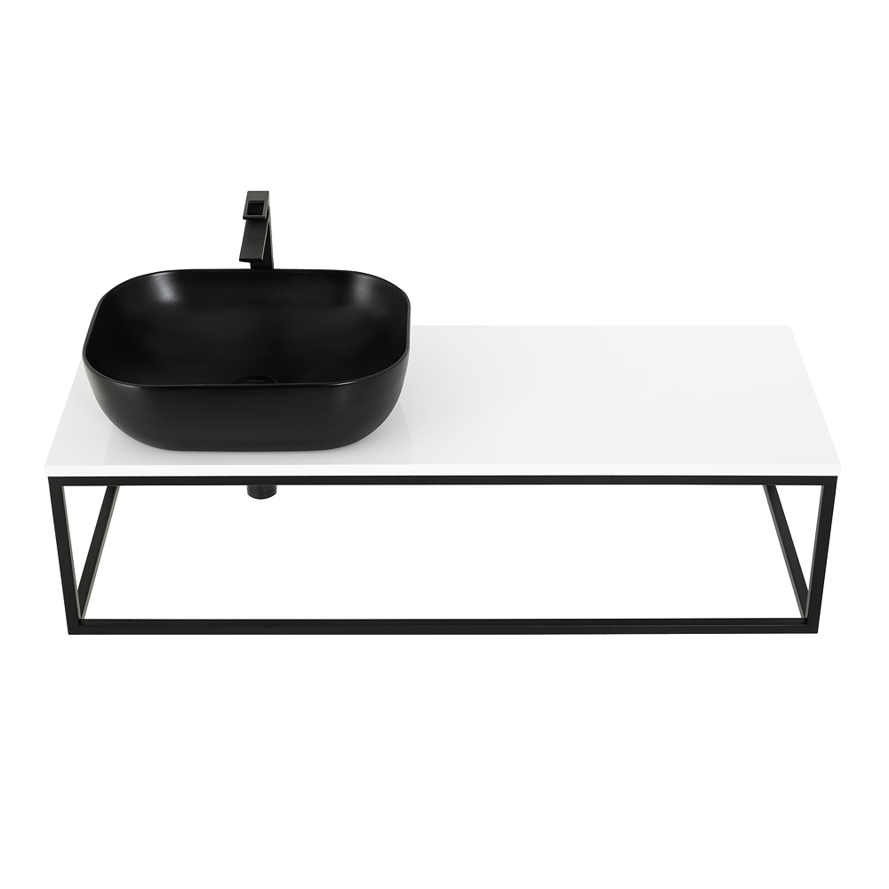 Приобрести belbagno консоль со столешницей etna-kraft 120 см, подвесная ek-120-st, левая