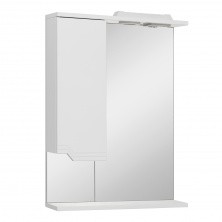 AQUA DE MARCO Зеркало-шкаф VIKTORIA 55 см, левое, белый 1055CVIC/L