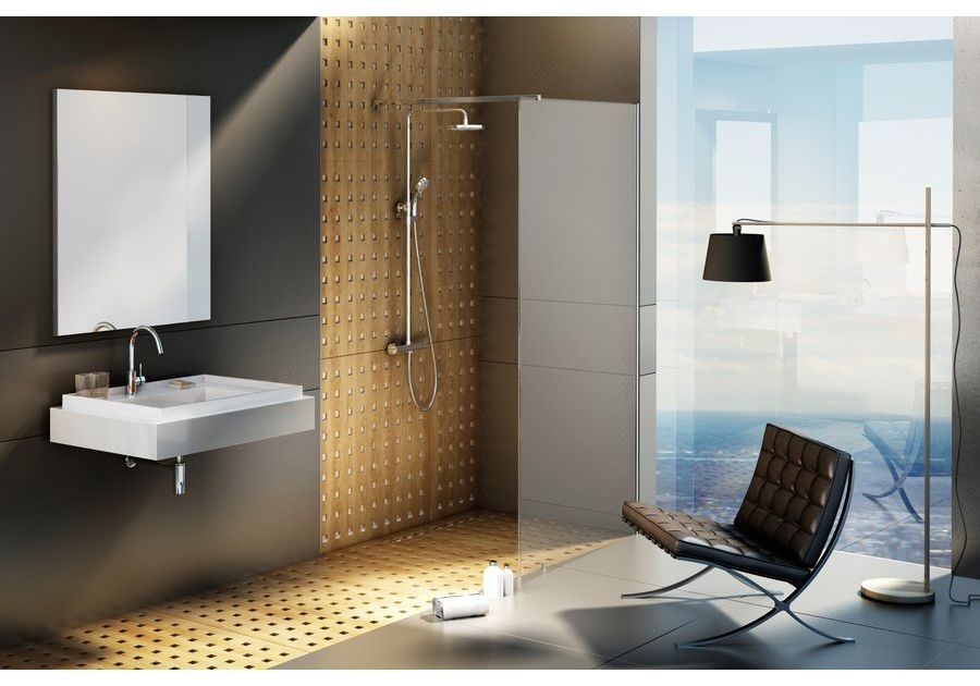 Приобрести перегородка душевая ravak walk-in wall 100 см gw9wa0c00z1 алюминий/прозрачное