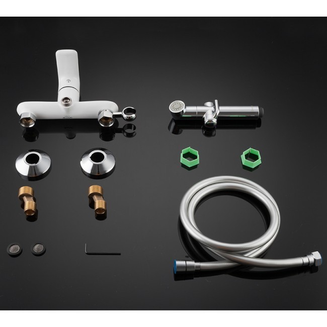 Приобрести gappo смеситель с гигиенической лейкой g2048-8, белый\хром 99333