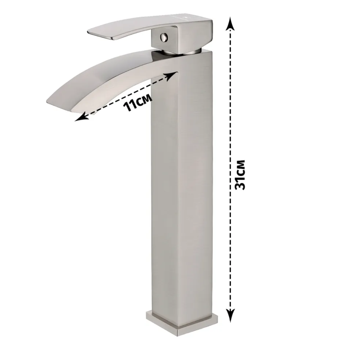 Приобрести grocenberg смеситель для раковины, высокий, никель gb3007nk