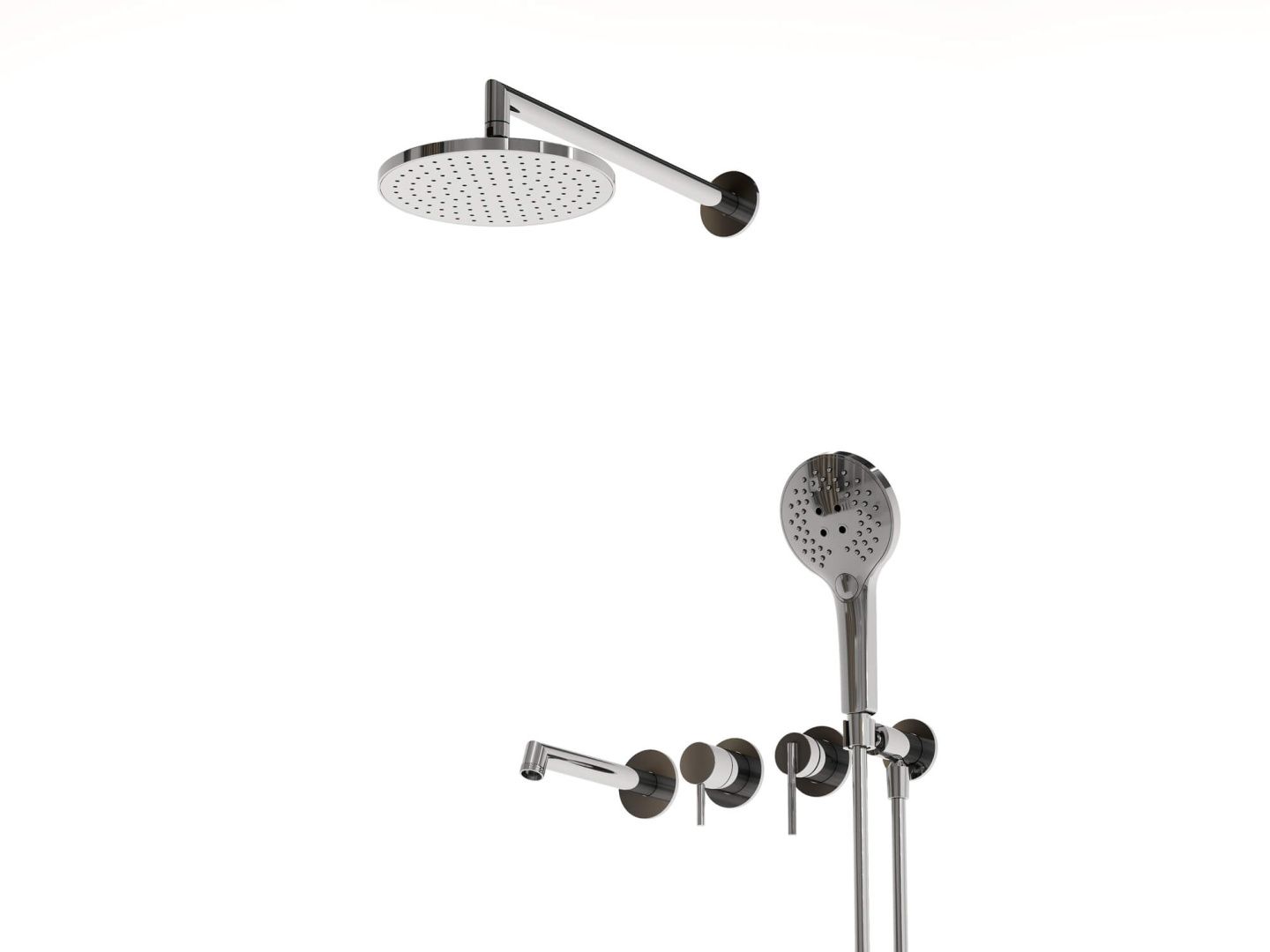 Приобрести hayzburg встраиваемая душевая система, хром hb-4004-3ch