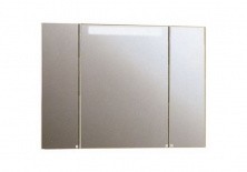 Зеркало шкаф Акватон Мадрид 100 см со светильником.