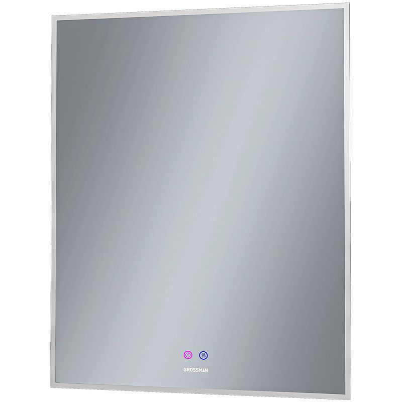 Приобрести grossman зеркало с подсветкой pragma норма 70х80 см, с подогревом, белое 187080