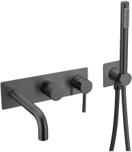 Boheme Душевая система Uno, встраиваемая, черный 464-3-B