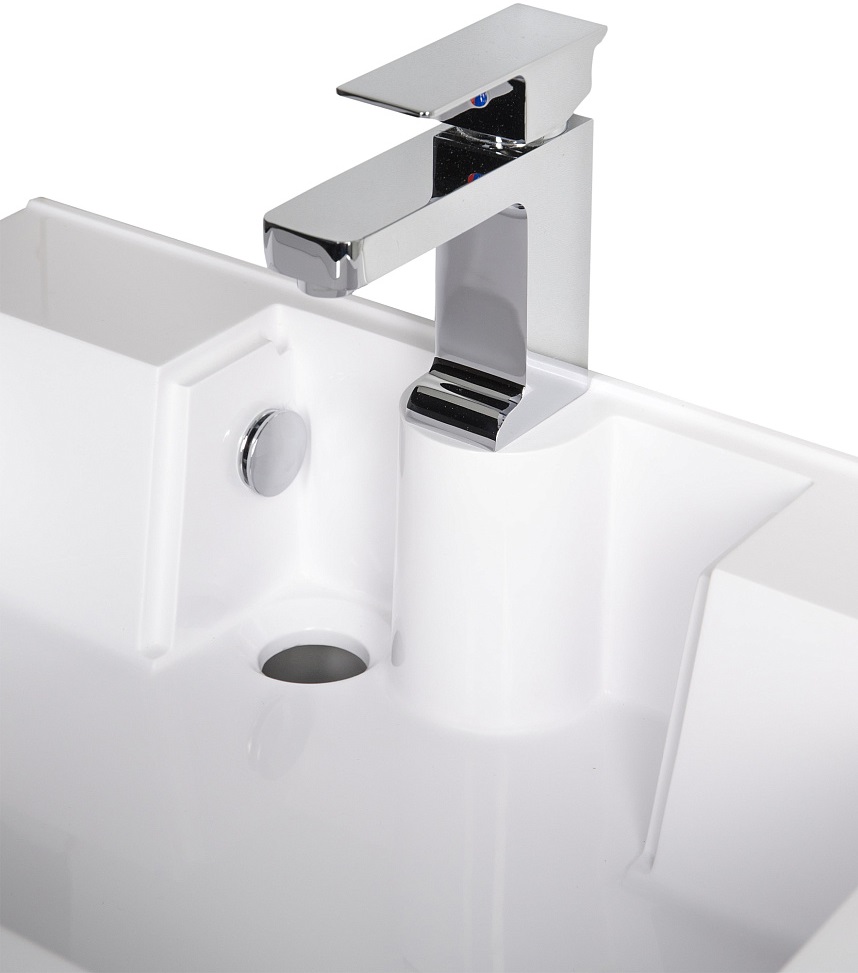 Приобрести aquanet тумба с раковиной алвита 70 см, серый антрацит